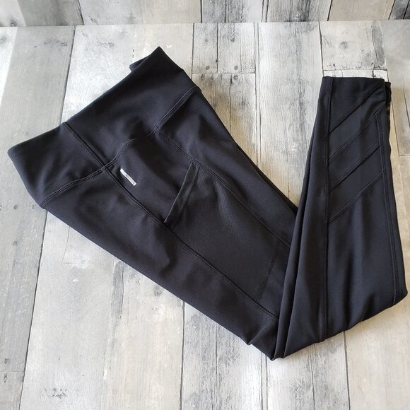 NWT - Mondetta Ladies' Side Pocket Black Active Tight - Size Small - Picture 6 of 6